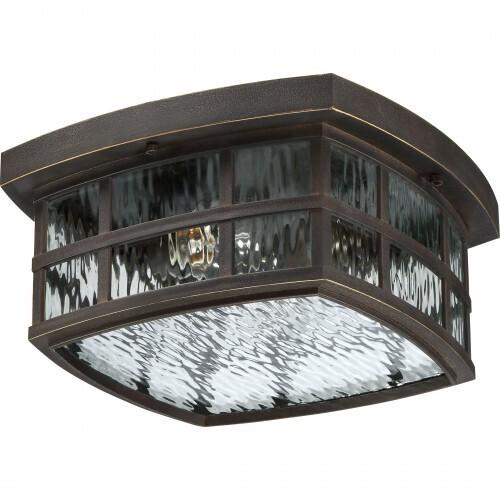 Quoizel SNN1612PN Stonington Outdoor flushmount palladian bronze Outdoor Lantern