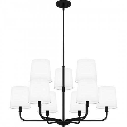 Quoizel GGR5032MBK Gallagher Chandelier 9 lights matte black Chandelier