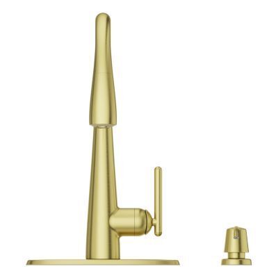 Pfister Brushed Gold 1-handle Pull-down Kitchen Faucet GT529-SMBG