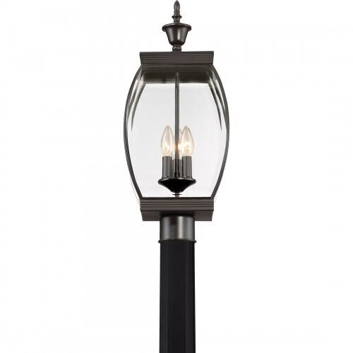 Quoizel OAS9009Z Oasis Outdoor post medici bronze 9"w Outdoor Lantern