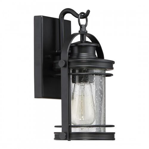 Quoizel BKR8406K Booker Outdoor wall mystic black Outdoor Lantern