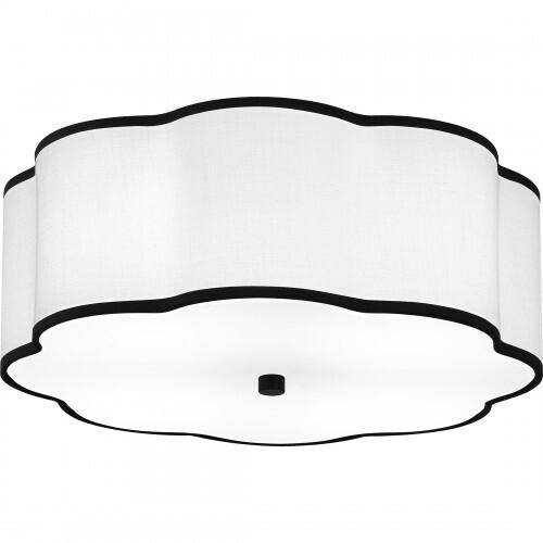 Quoizel QSF6179MBK Quoizel Semi-Flush Mount Semi flush 4 lights matte black Semi-Flush Mount