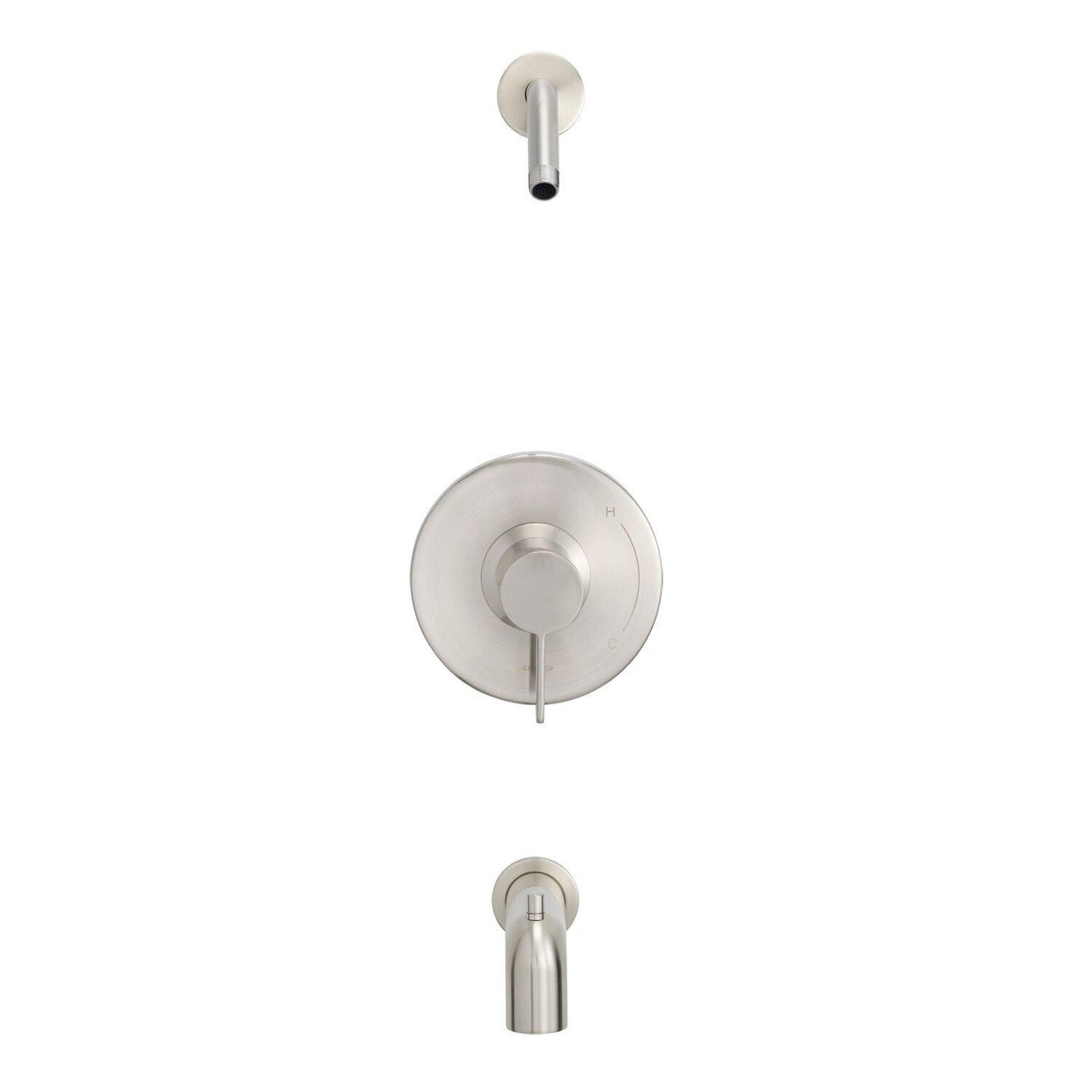 Gerber D520030LSBSTC Satin Black Amalfi Tub & Shower Trim Kit, Without Showerhead