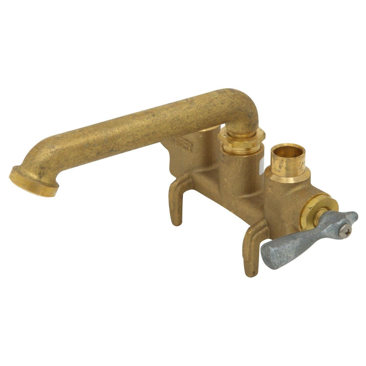 Gerber G0049536 Rough Brass Classics Two Handle Clamp On Laundry Faucet W/ D...