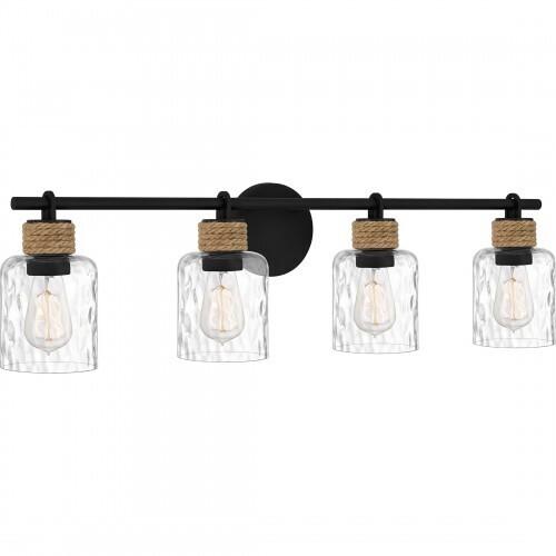 Quoizel BTC8634MBK Baltic Bath 4 lights matte black Bath Light