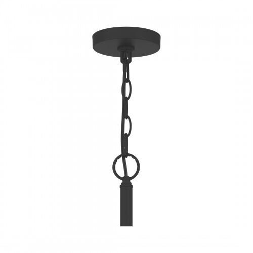 Quoizel ABR5024MBK Abner Chandelier 5 light matte black Chandelier