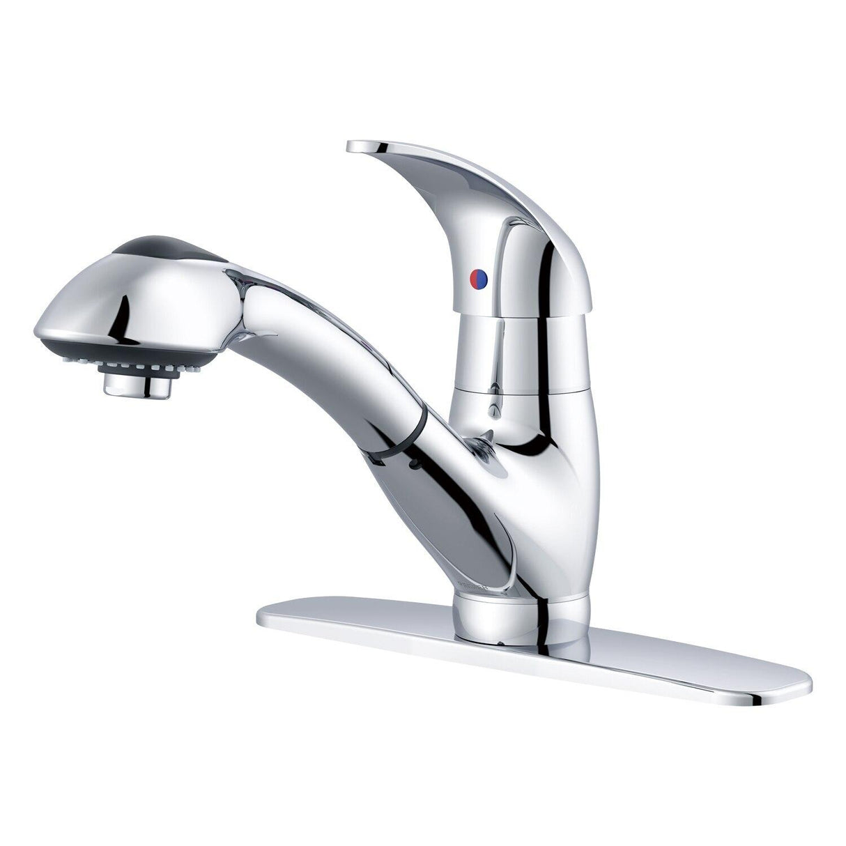 Gerber G0040266SS Stainless Steel Viper Single Handle Pull-out Kitchen Faucet