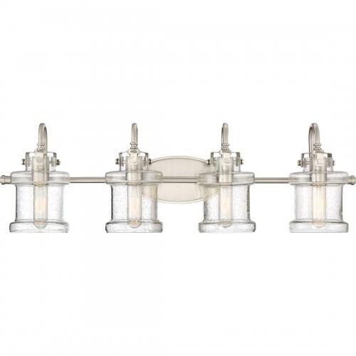 Quoizel DNY8604BN Danbury Bath fixture 4 light brsh nickel Bath Light