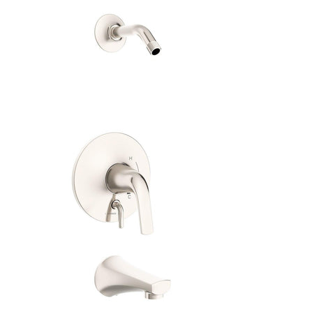 Gerber D500034LSBNTC Brushed Nickel Lemora Tub & Shower Trim Kit, Without Showerhead