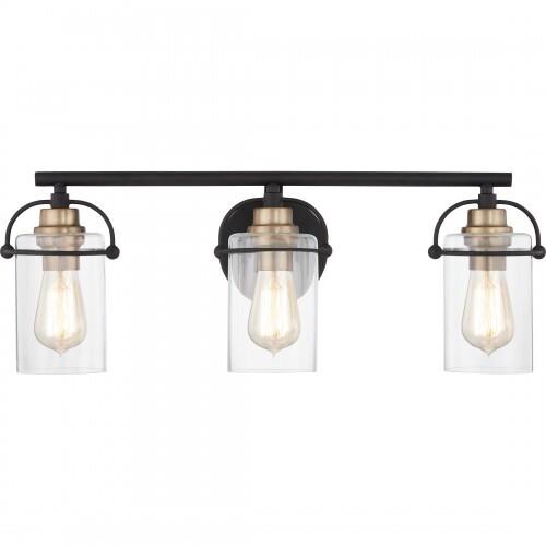 Quoizel EMR8603MBK Emerson Bath 3 light matte black Bath