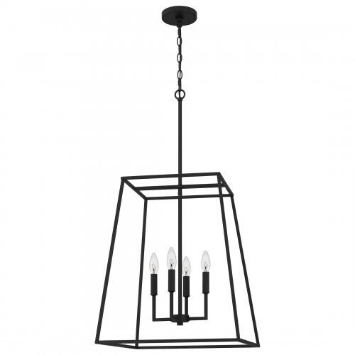 Quoizel PRC2818MBK Prescott Pendant 4 lights matte black Pendant