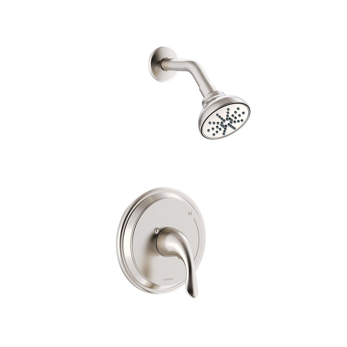 Gerber G00G9154BNTC Brushed Nickel Viper Single Handle Shower Only Trim Kit & TREYS...