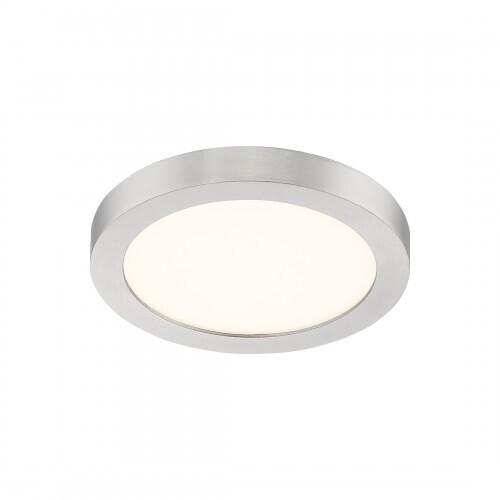 Quoizel OST1708BN Outskirts Flush mount 7.5"d brushed nickel Flush Mount
