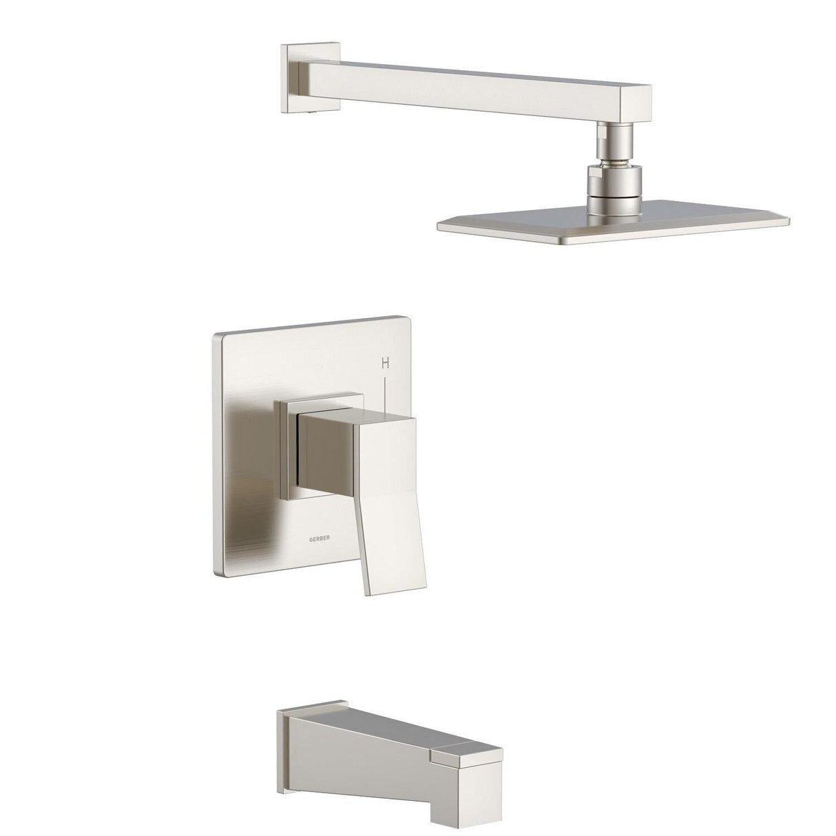 Gerber D501019TC Chrome Avian Tub & Shower Trim Kit, 1.75GPM
