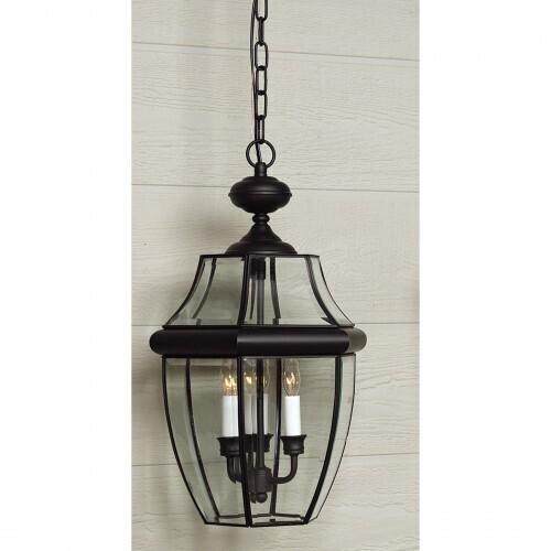 Quoizel NY1179K Newbury Outdoor hang myst blck 3l Outdoor Lantern