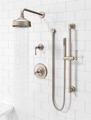 Pfister Brushed Nickel Tisbury 1-handle Tub & Shower, Trim Only LG89-8TBK