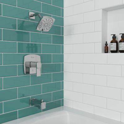 Pfister Polished Chrome Deckard 1-handle Tub & Shower, Trim Only LG89-8DAC