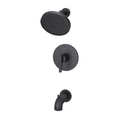 Pfister Matte Black 1-handle Tub & Shower Trim LG89-8NCB