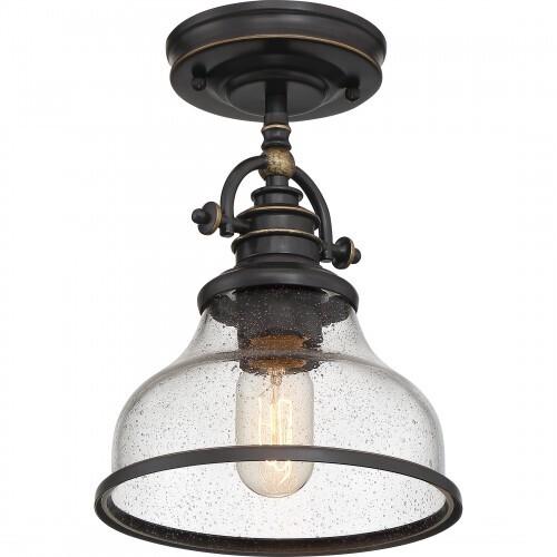 Quoizel GRTS1508PN Grant Mini pendant 1 light palladian bronze Mini Pendant