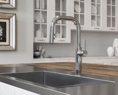 Pfister Polished Chrome 1-handle Pull-down Kitchen Faucet GT-529-MTC
