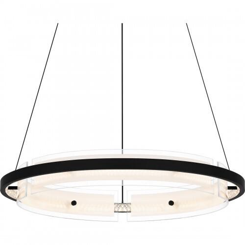 Quoizel PCMLK2820MBK Malik Pendant led light matte black Pendant