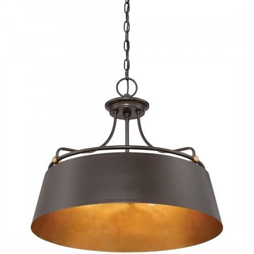 Quoizel FV2824WT Fairview Pendant western bronze 4lts Pendant