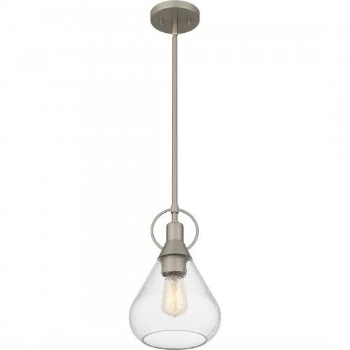 Quoizel QPP6187BN Quoizel Piccolo Pendant Mini pendant 1 light brushed nickel Mini Pendant