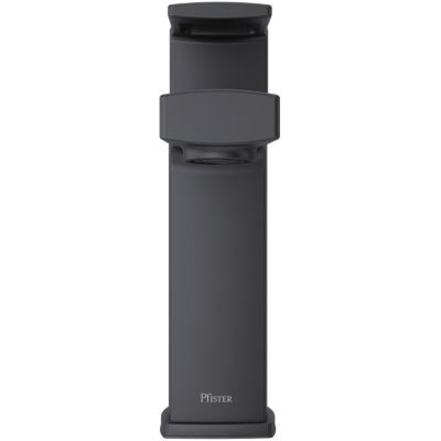 Pfister Black Deckard Single Control 1-hole Roman Tub, Trim Only RT6-1DAB