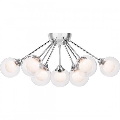 Quoizel PCSB1722C Spellbound 9 light semi flush chrome Semi-Flush Mount