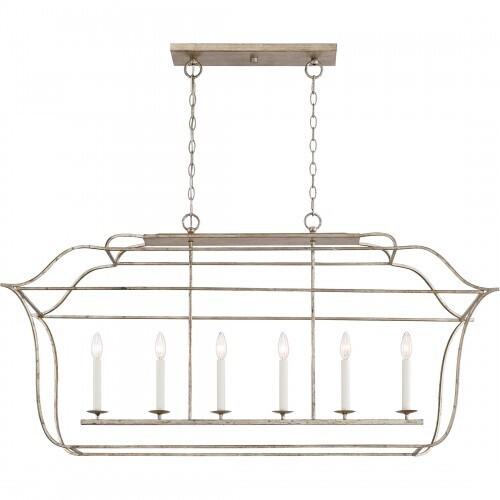 Quoizel GLY648CS Gallery Island light century silver leaf Island Light