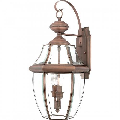 Quoizel NY8317AC Newbury Outdoor wall aged copr 2l Outdoor Lantern