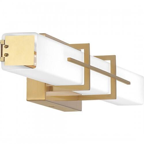 Quoizel PCGI8528AB Gemini Bath led light aged brass Bath Light