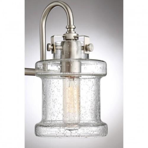 Quoizel DNY8603BN Danbury Bath fixture 3 light brsh nickel Bath Light