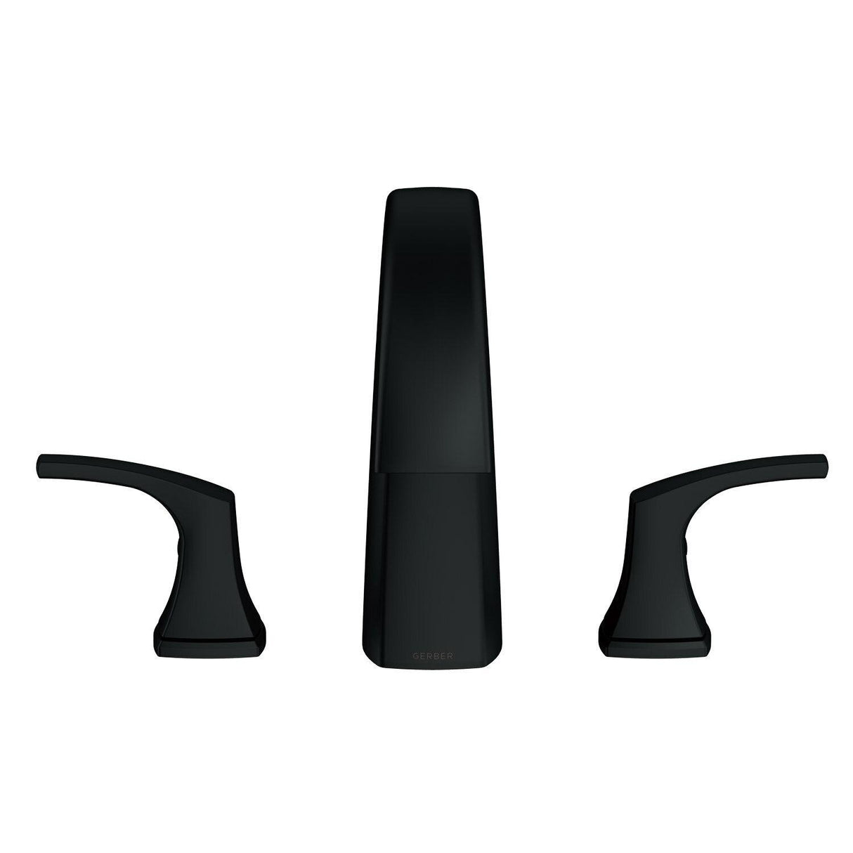 Gerber D300918BST Satin Black Vaughn Three Piece Roman Tub Trim Kit