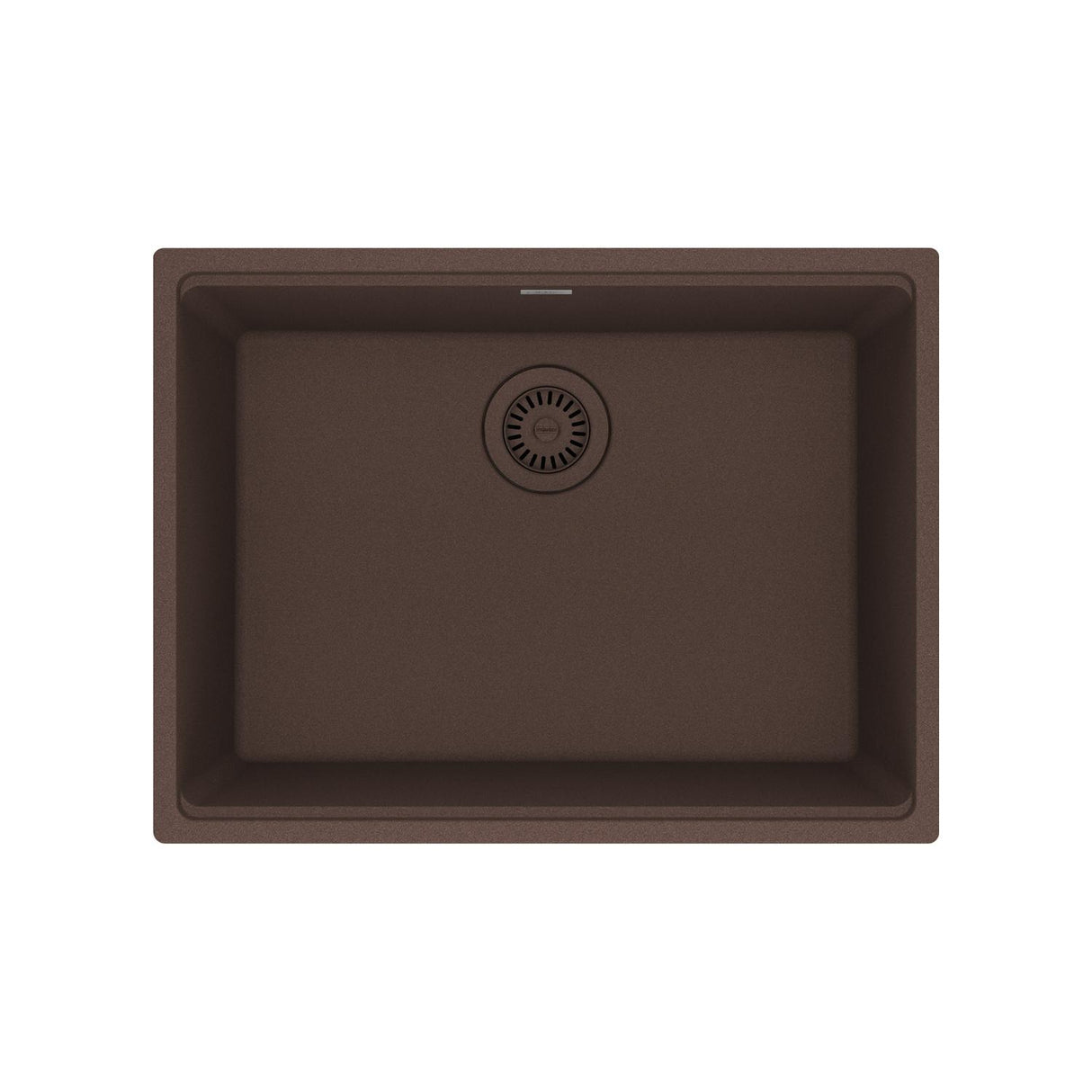 FRANKE MAG11023-MOC Maris Undermount 25-in x 18.94-in Granite Single Bowl Kitchen Sink in Mocha In Mocha