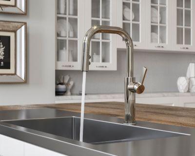 Pfister Polished Nickel 1-handle Pull-down Kitchen Faucet GT-529-MTD