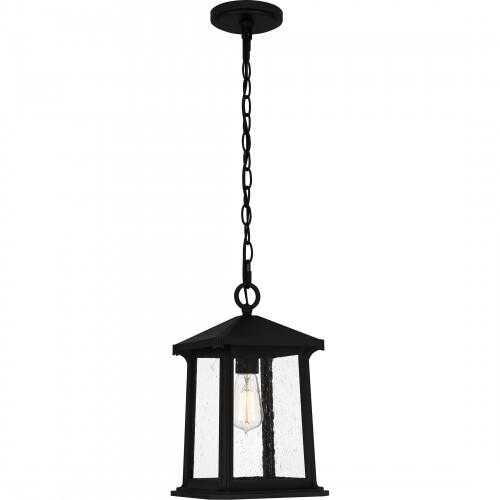 Quoizel SAT1909MBK Satterfield Outdoor hanging 1 light matte black Outdoor Lantern