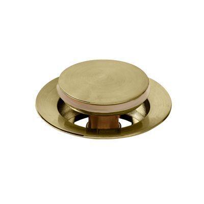 Pfister Brushed Gold Push and Seal All Metal Drain 972-101BG