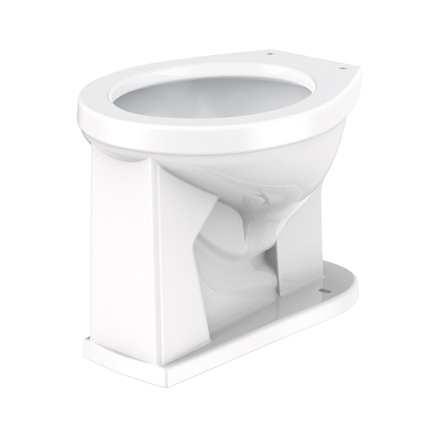 Gerber G002564230 White North Point 1.28 or 1.6 Gpf Round Front Back Spud Bowl