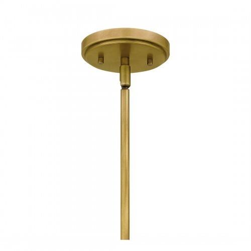 Quoizel WBS1512WS Webster Mini pendant 1 light weathered brass Mini Pendant