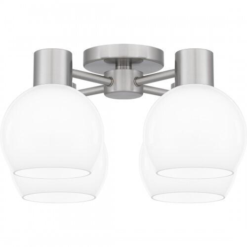 Quoizel QSF6199BN Quoizel Semi-Flush Mount Semi flush 4 lights brushed nickel Semi-Flush Mount