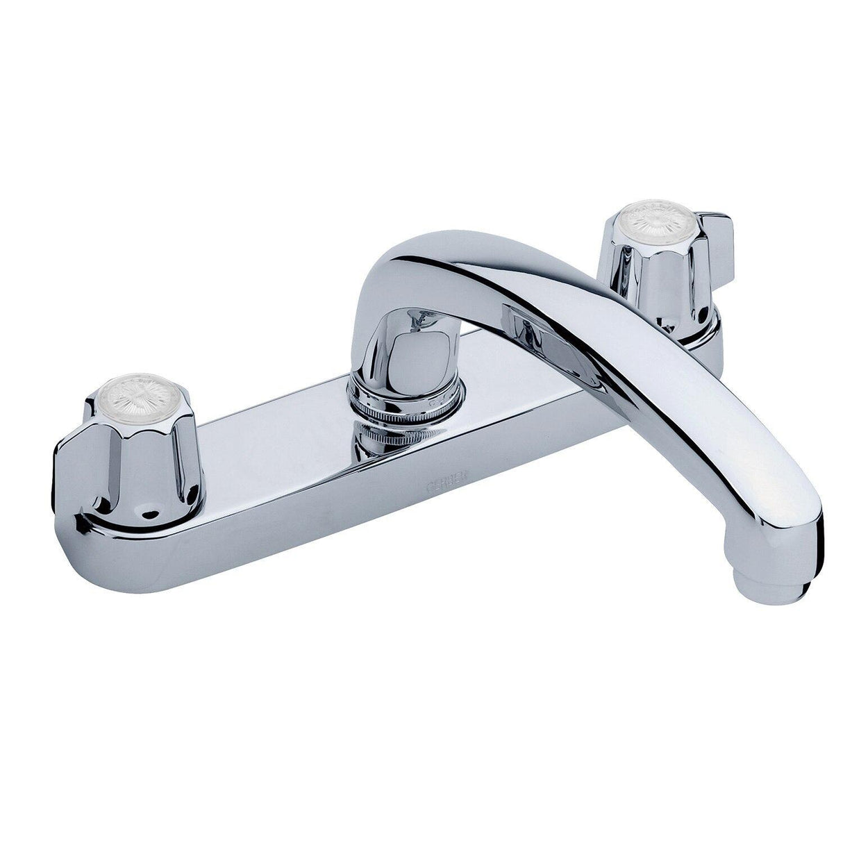 Gerber G0742416 Chrome Classics Two Handle Kitchen Faucet Deck Plate MOUNTED...