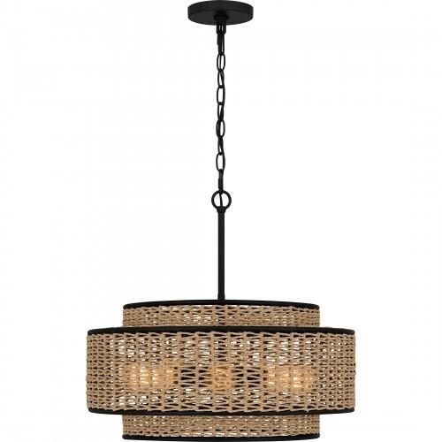Quoizel QP6161MBK Quoizel Pendant Pendant 5 lights matte black Pendant