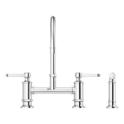 Pfister Polished Chrome 2-handle Kitchen Faucet LG31-TDC