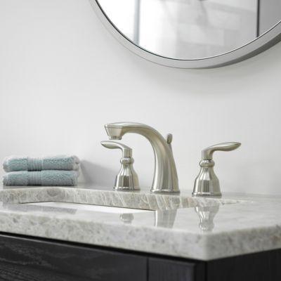 Pfister Brushed Nickel Avalon Widespread Lavatory Faucet LG49-CB1K