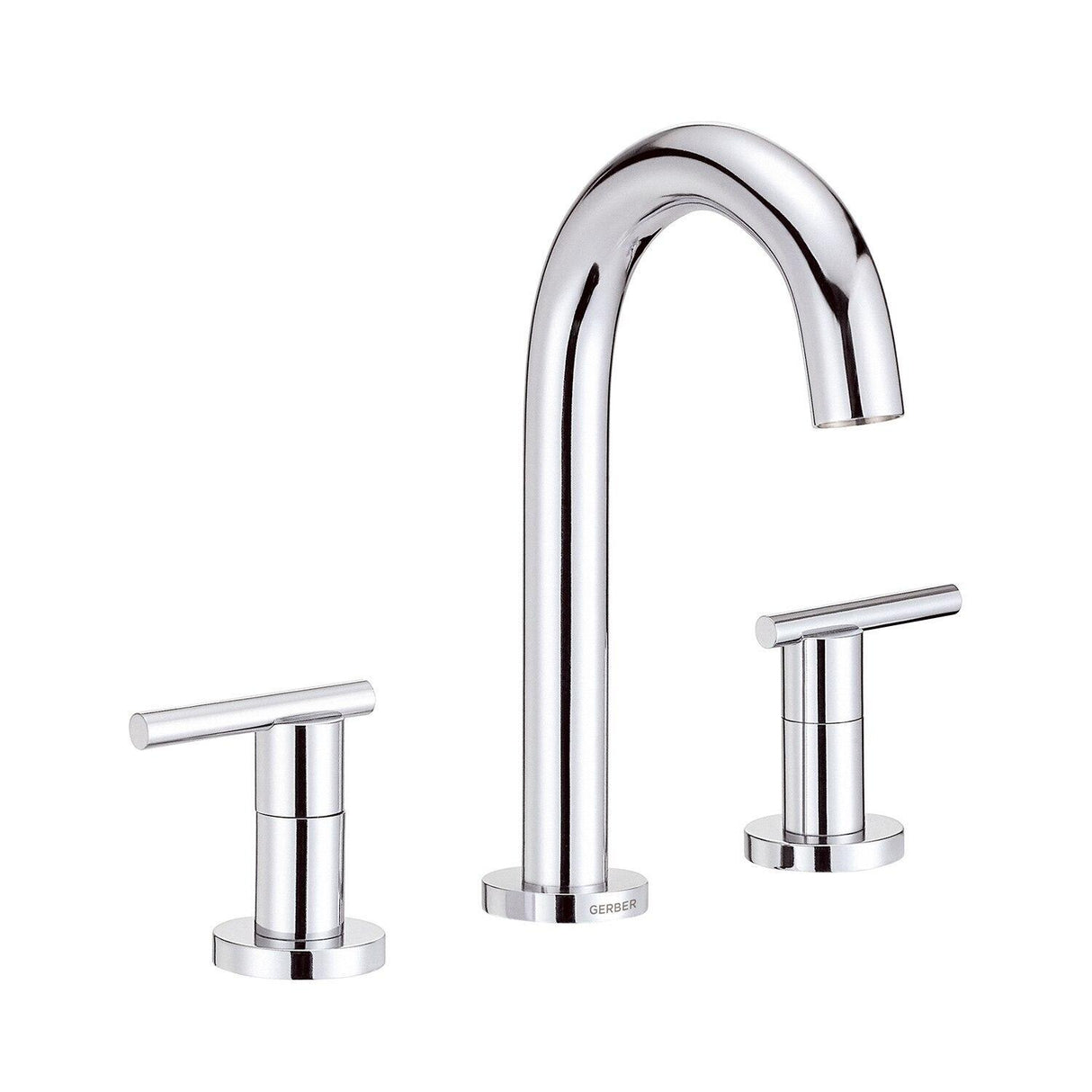 Gerber D303658BN Brushed Nickel Parma Two Handle Widespread Lavatory Faucet