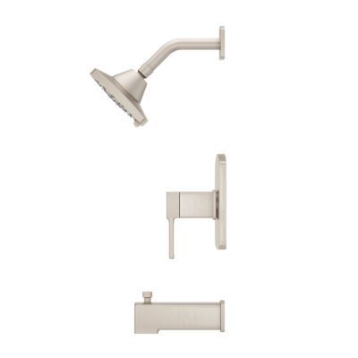 Pfister Brushed Nickel Deckard 1-handle Tub & Shower, Trim Only LG89-8DAK