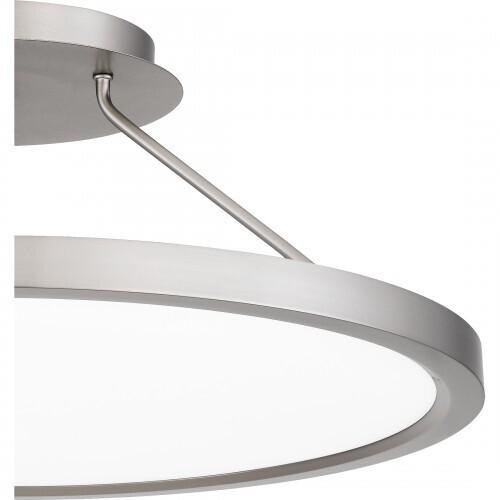 Quoizel OST1820BN Outskirts Semi flush led light brushed nickel Semi-Flush Mount