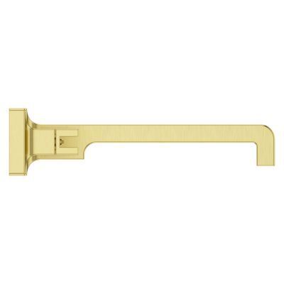 Brushed Gold 2-handle 8" Widespread Wall Mount Bathroom Faucet WITH... LG49-VRV3BG