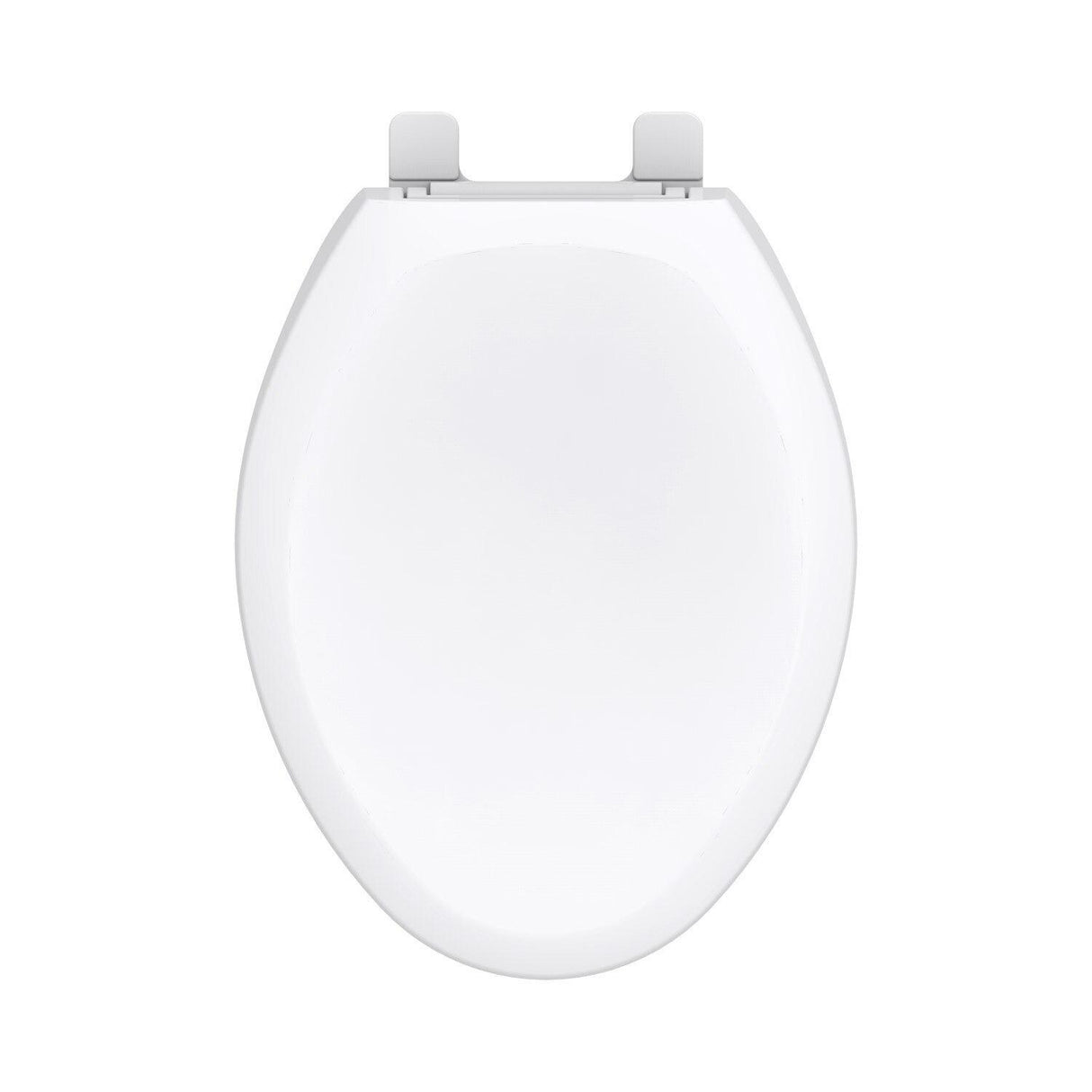 Gerber G0099213 White Adjustable Slow Close Elongated Toilet Seat With Cover